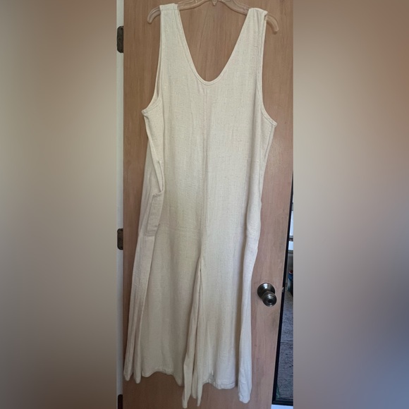 Treasure & Bond Pants - Treasure & Bond Cream Jumpsuit